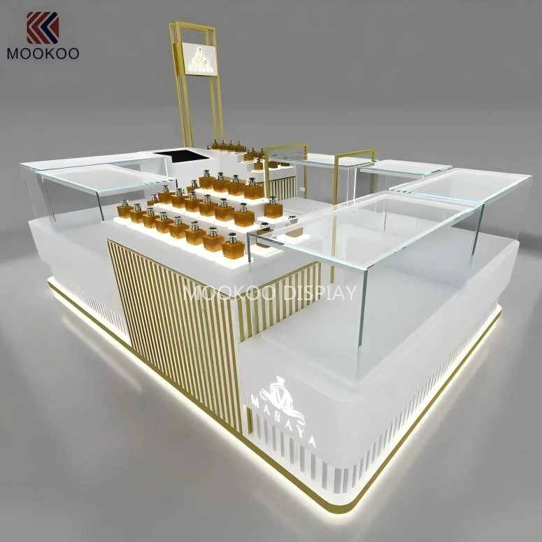 Gilded Luminary Perfume Showcase factory