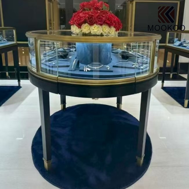 Fashionable White Gold Showcase Accessories for Jewelry Store Furniture LED Lighting Watch Jewellery Showroom Interior Design 6 Fashionable White Gold Showcase Accessories for Jewelry Store Furniture LED Lighting Watch Jewellery Showroom Interior Design 6