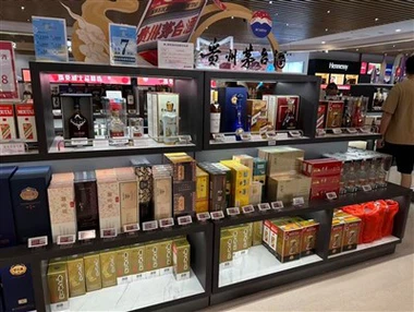 Alışveriş merkezi parfüm kiosk for duty free dükkanı