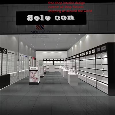 Duty Free Mağazası İçin Led Işıklı Parfüm Teşhir Dolabı
