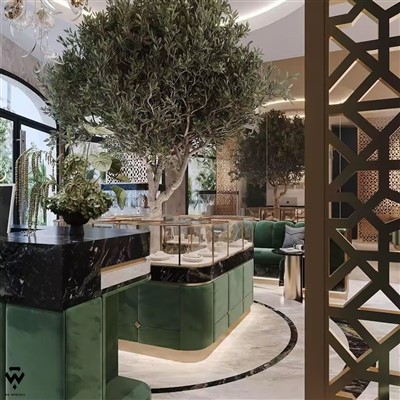 Temperli Cam Takı Vitrin Alışveriş Merkezi Kiosk