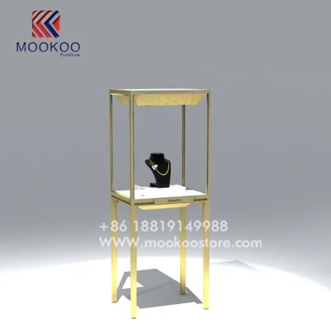 Mücevherat için Metal Vitrin
