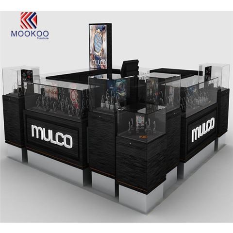 Siyah Renkli Saat Kiosk Perakende